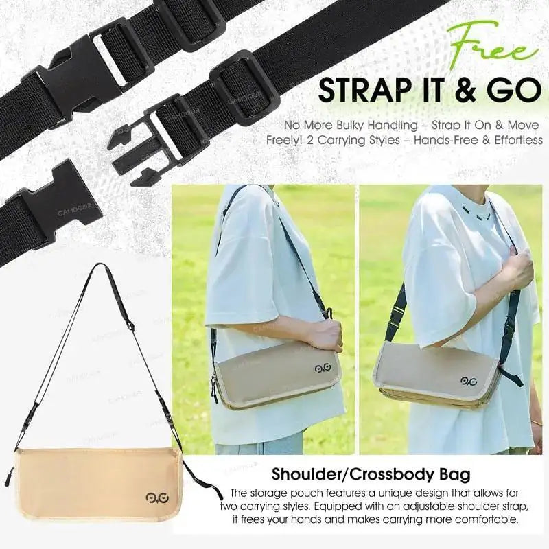 QuickSeat™ – Foldable Stool for Any Adventure: Sit Anywhere, Anytime