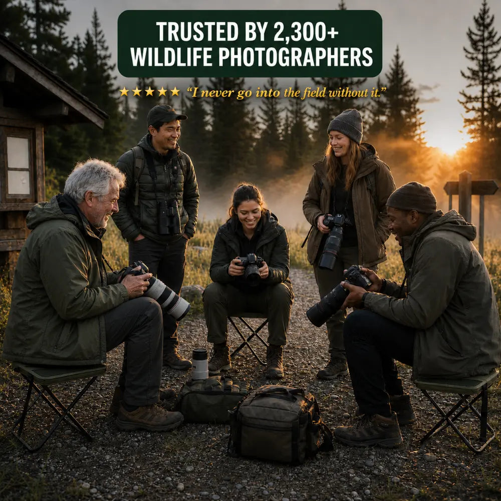 QuickSeat™ – The 3-Second Field Seat Built For Wildlife And Nature Photographers