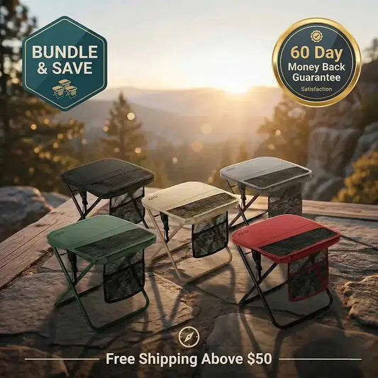 QuickSeat™ – Foldable Stool for Any Adventure: Sit Anywhere, Anytime