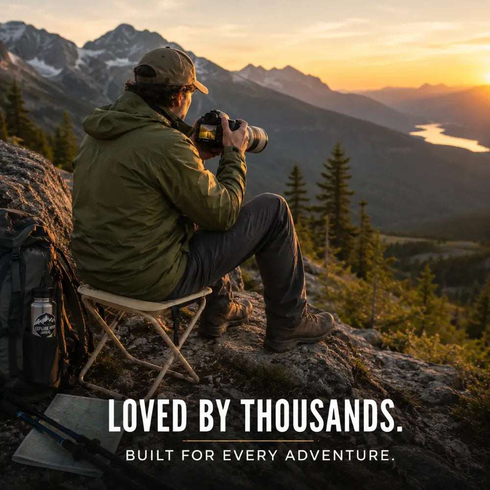 QuickSeat™ – The 3-Second Field Seat Built For Wildlife And Nature Photographers